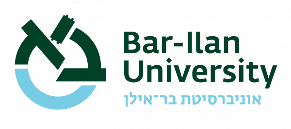 Bar-Ilan University logo with Hebrew text.