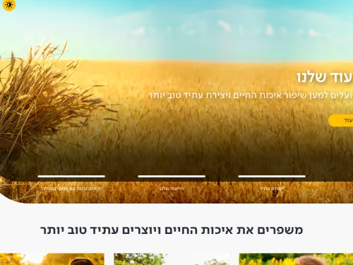 Golden wheat field with blue sky and sunlight.