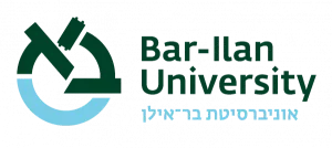 Bar-Ilan University logo with Hebrew text.